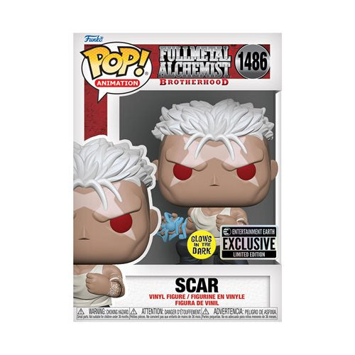Fullmetal Alchemist: Brotherhood Scar Glow-in-the-Dark Funko Pop! Vinyl Figure #1486 - Entertainment Earth