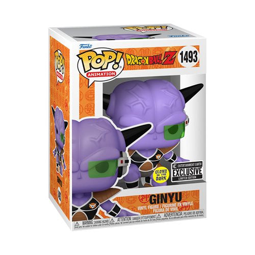 Dragon Ball Z Ginyu Glow-in-the-Dark Funko Pop! Vinyl Figure #1493 - Entertainment Earth