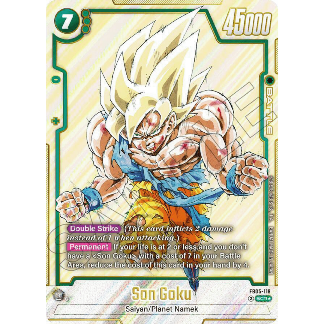 Son Goku - FB05-119 - Manga Booster 01 (SB01) – Card Boyz