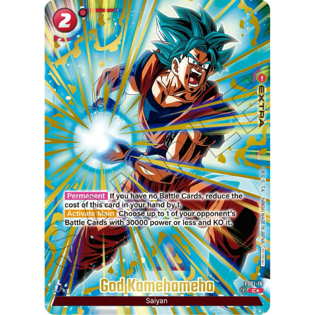 God Kamehameha (Alternate Art) (Limited Pack 01) - Tournament and Championship Promos