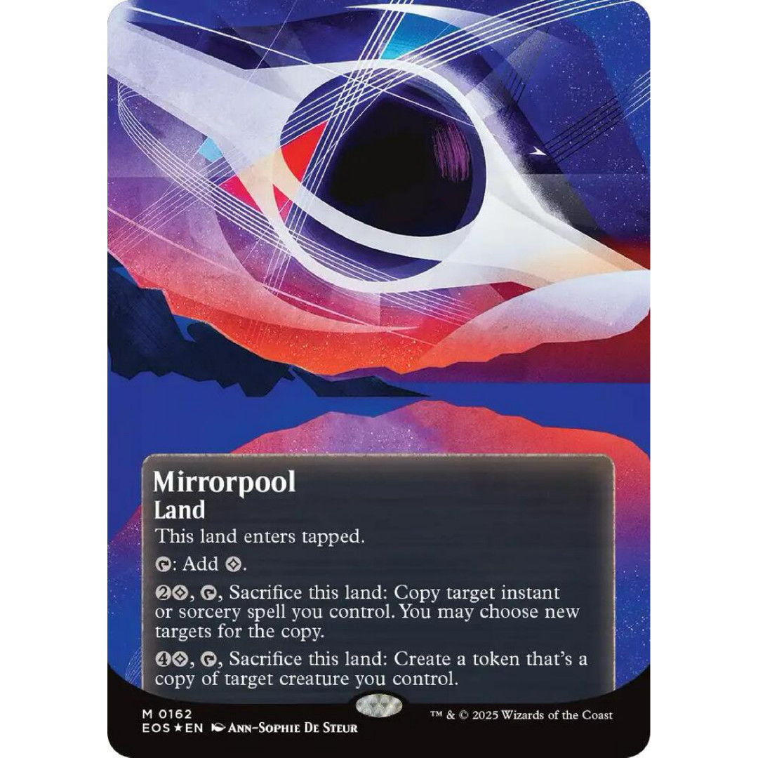 Mirrorpool (0162) (Borderless) (Galaxy Foil) - Edge of Eternities: Stellar Sights Single Card
