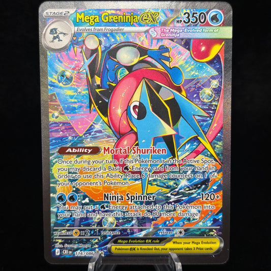 Mega Greninja ex - 116/086 - ME04: Chaos Rising Single Card