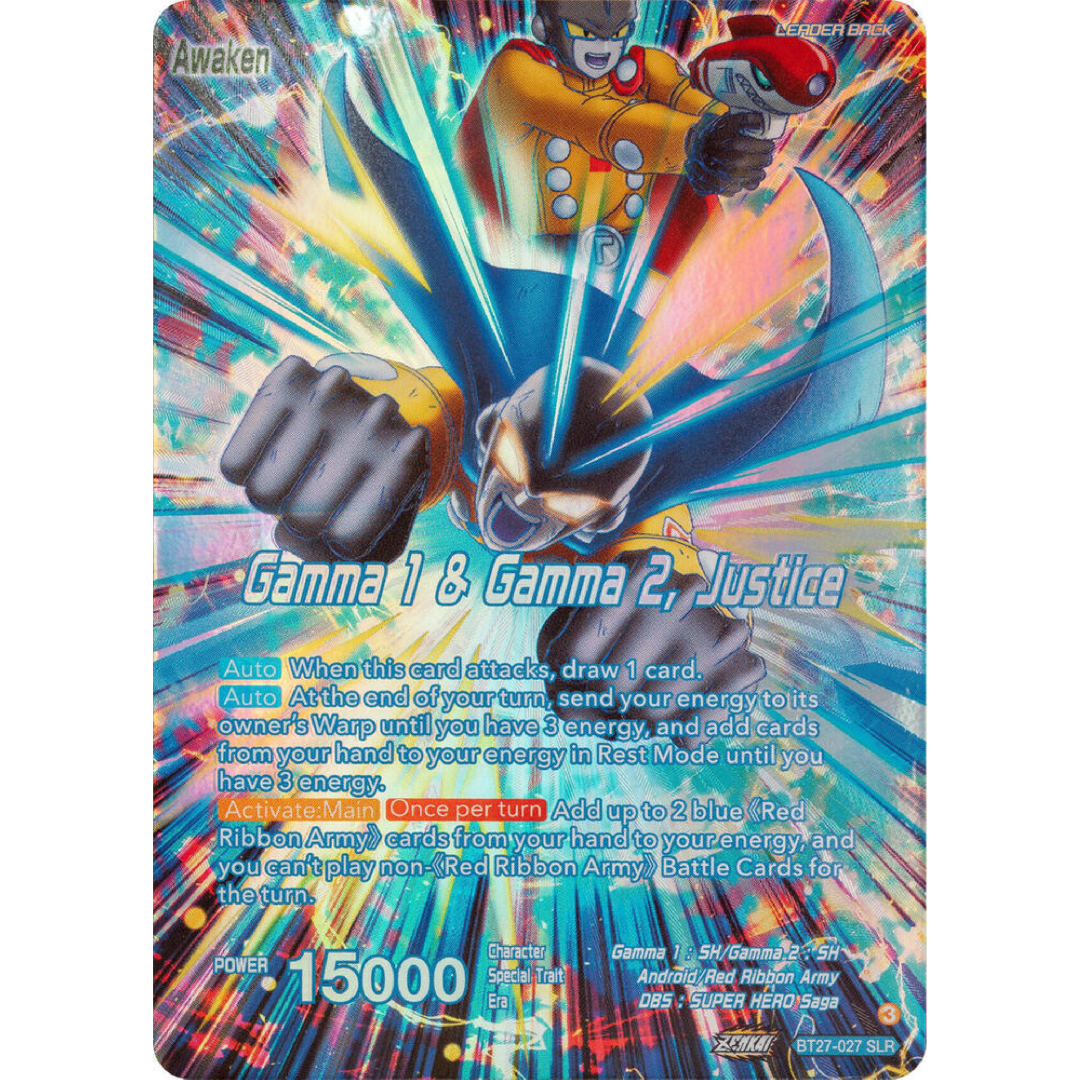Gamma 2 // Gamma 1 & Gamma 2, Justice (SLR) - History of Z (BT27) Single Card