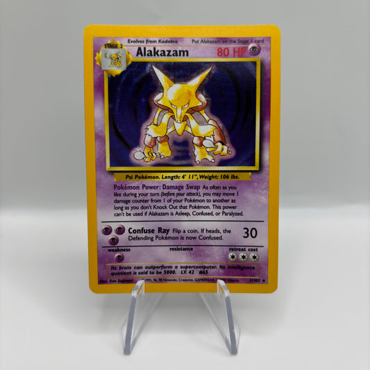 Alakazam - Base Set Single Card