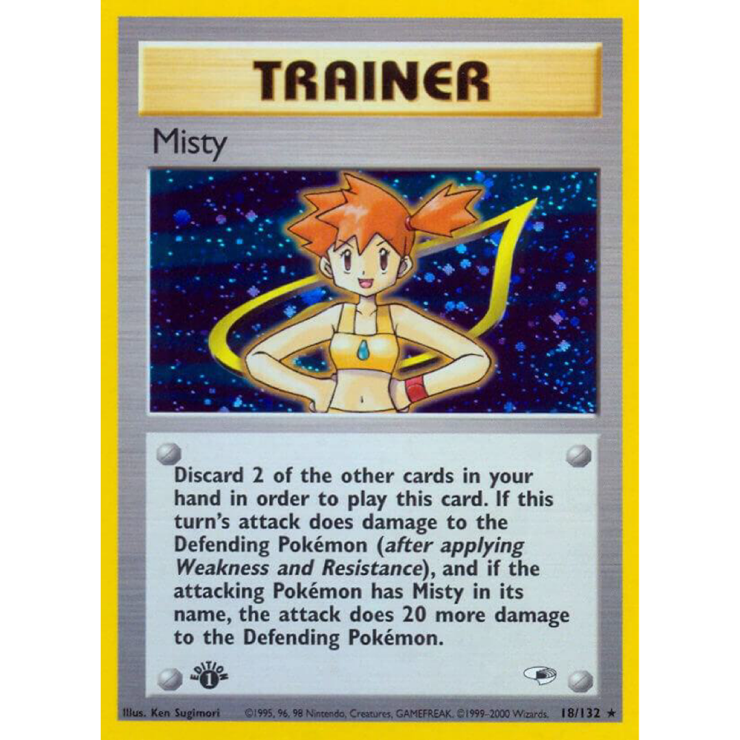 Misty (18) - Gym Heroes single card