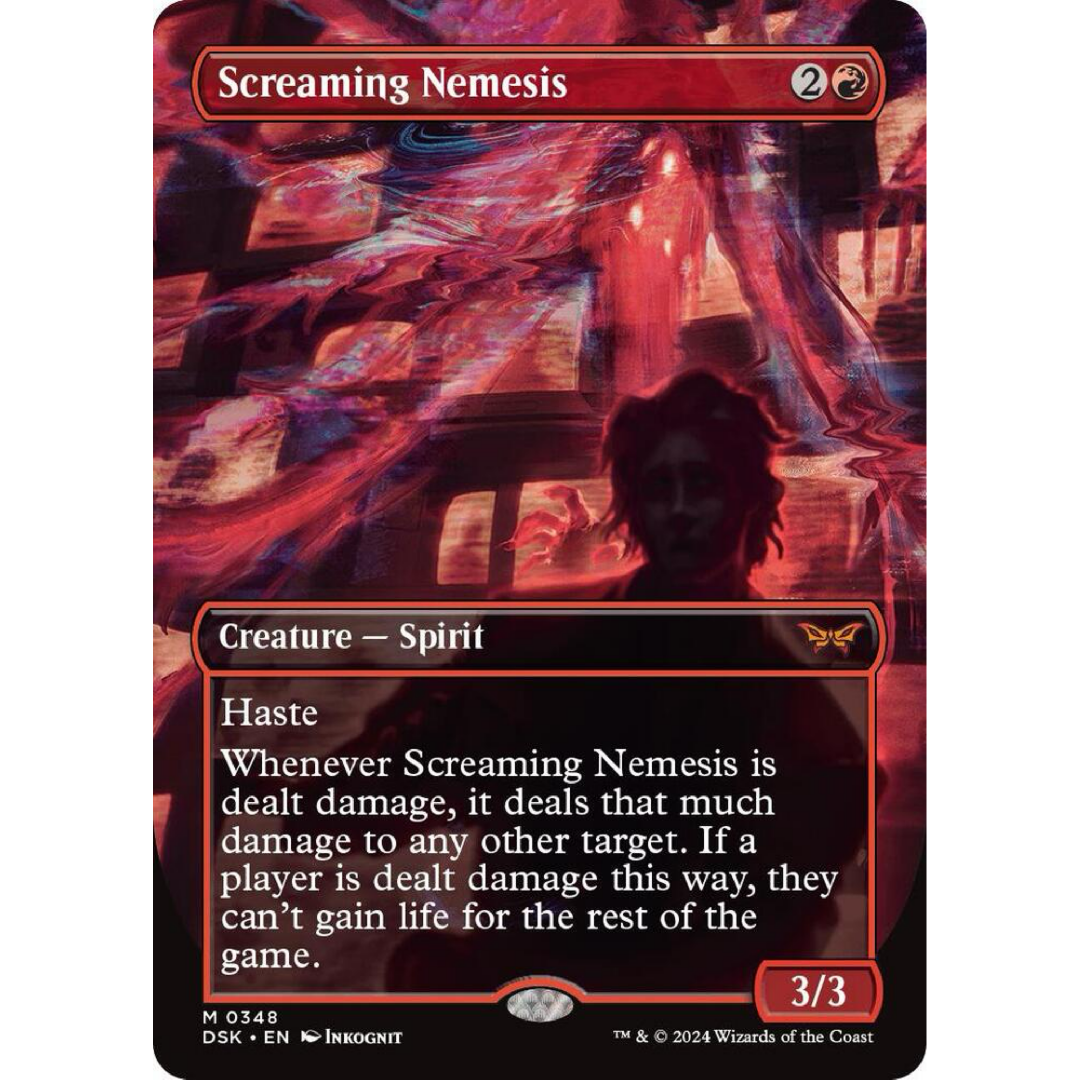 Screaming Nemesis (Borderless) - Duskmourn: House of Horror Single Card