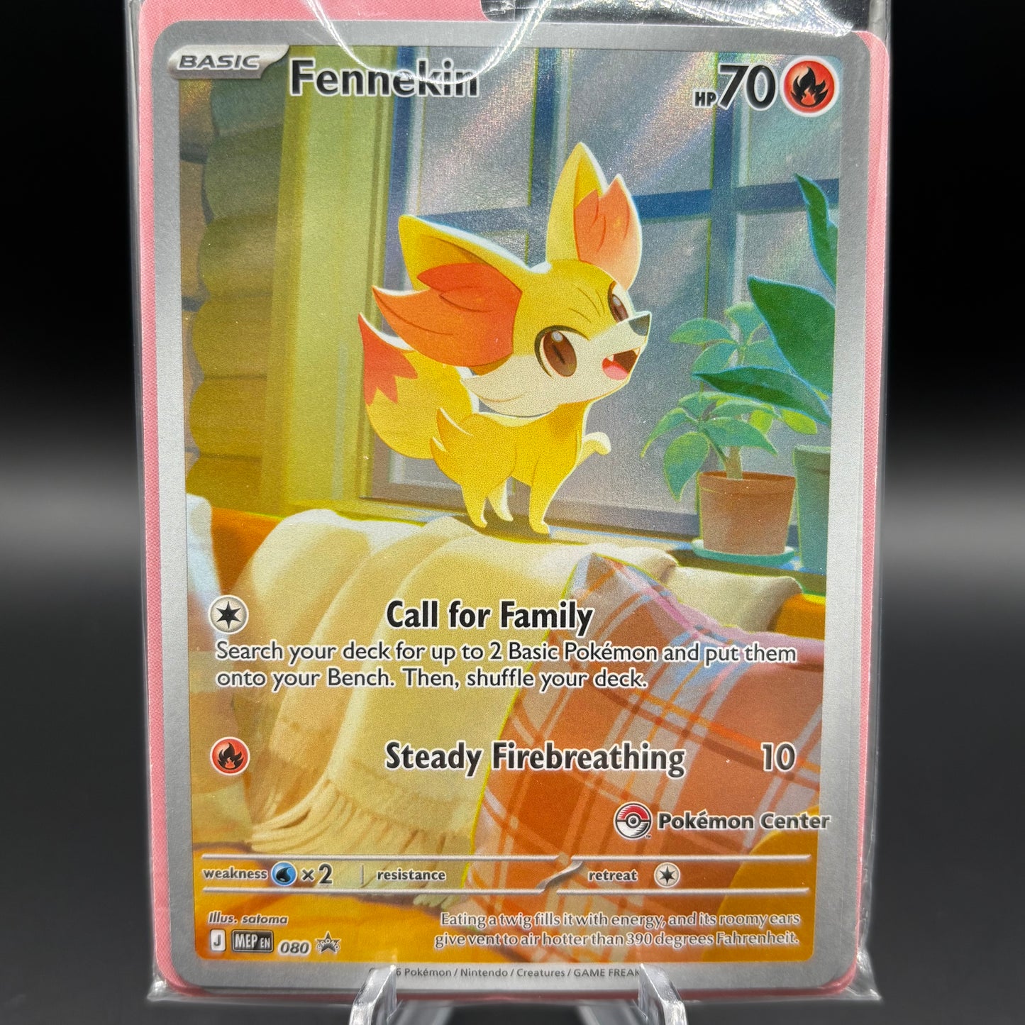 Fennekin - 080 (Pokemon Center Exclusive) Single Card