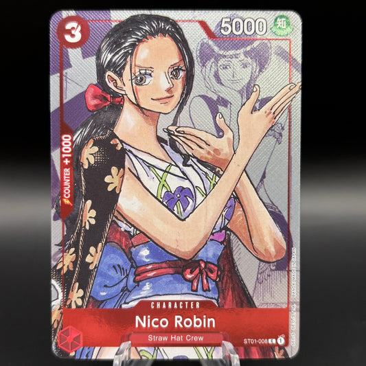 Nico Robin - ST01-008 (Alternate Art) - One Piece PR Single Card