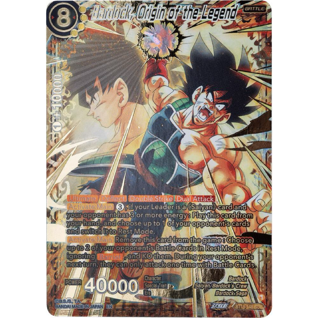 BGS 10 Dawn Of The Z-Legends 2025 #BT18148 Bardock,Origin Of The Lengend GDR