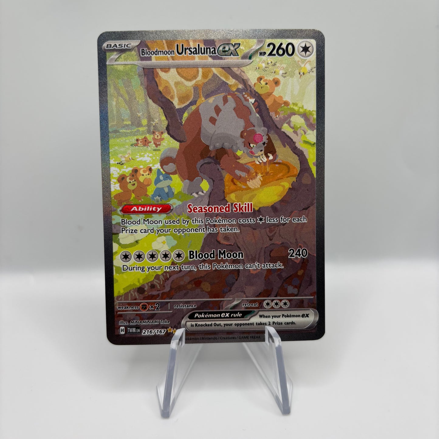 Bloodmoon Ursaluna ex - 216/167 - SV06: Twilight Masquerade Single Card