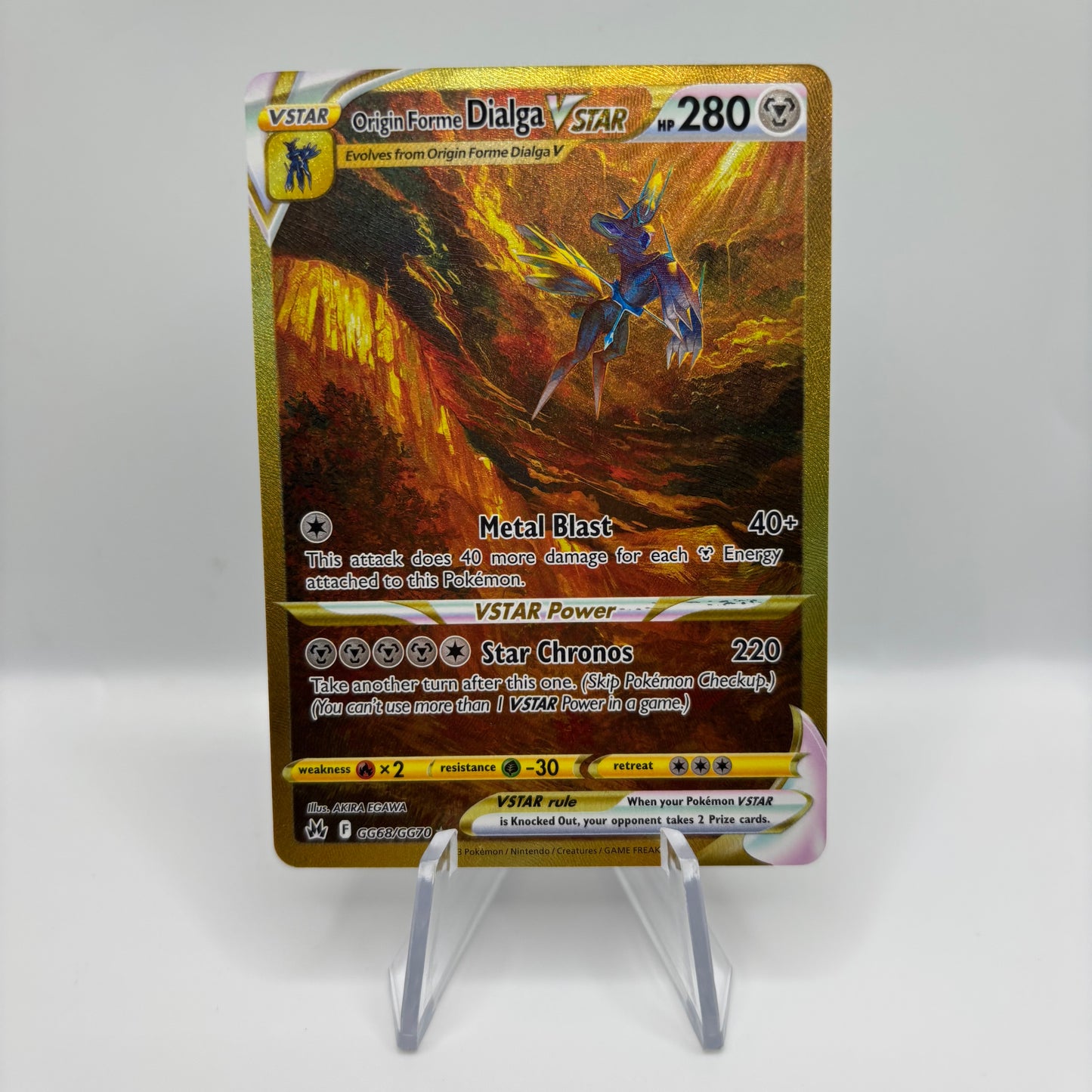 Origin Forme Dialga VSTAR (Secret) - Crown Zenith: Galarian Gallery single card