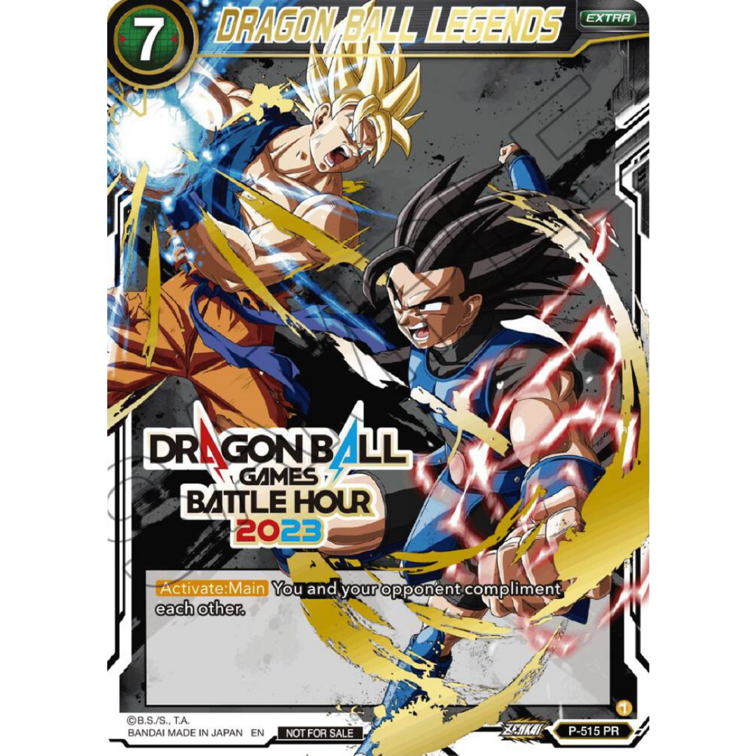 DRAGON BALL LEGENDS (Dragon Ball Games Battle Hour Card Set) (PR) Single Card
