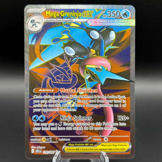 Mega Greninja ex - 100/086 - ME04: Chaos Rising Single Card