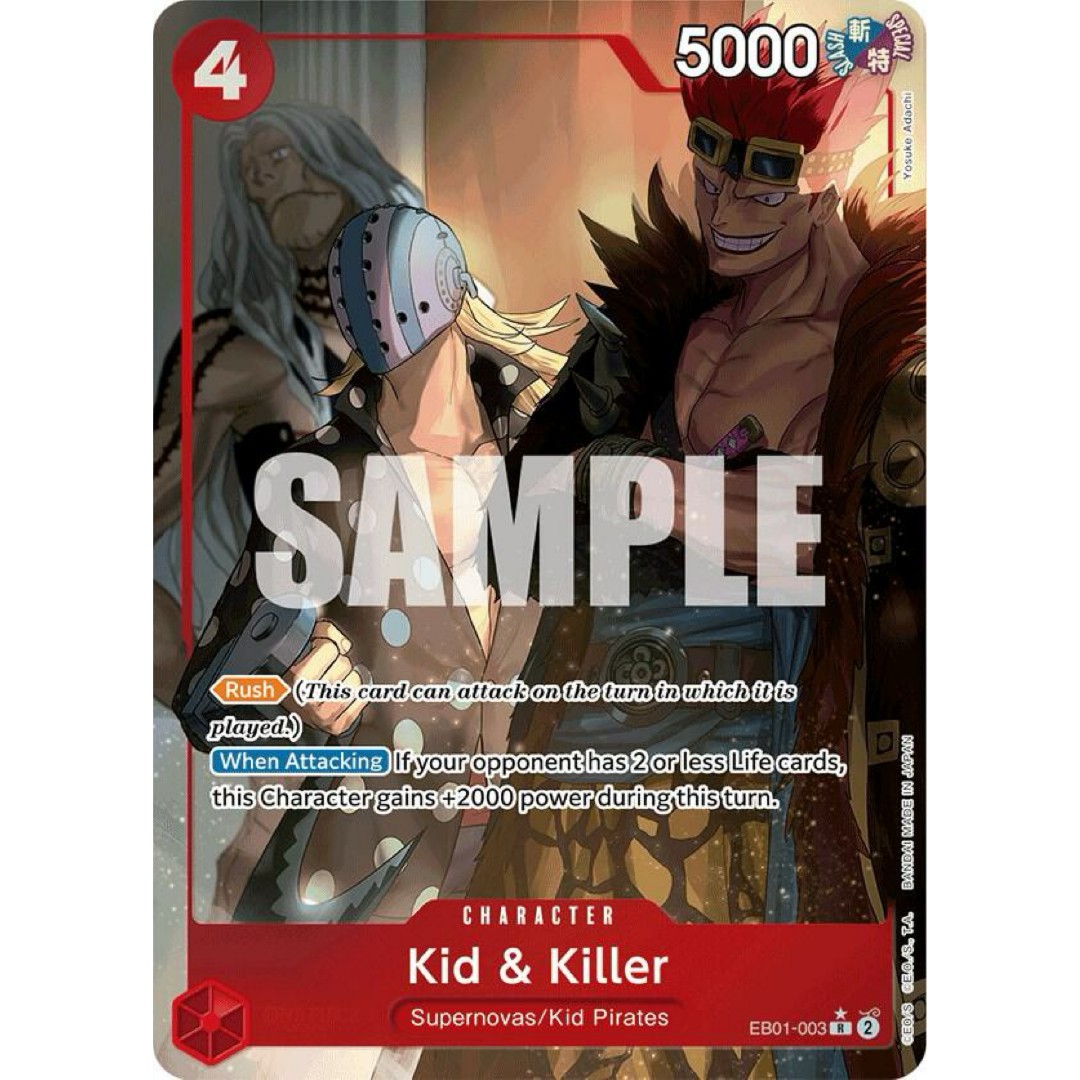Kid & Killer (Alternate Art) - Extra Booster: Memorial Collection Single Card