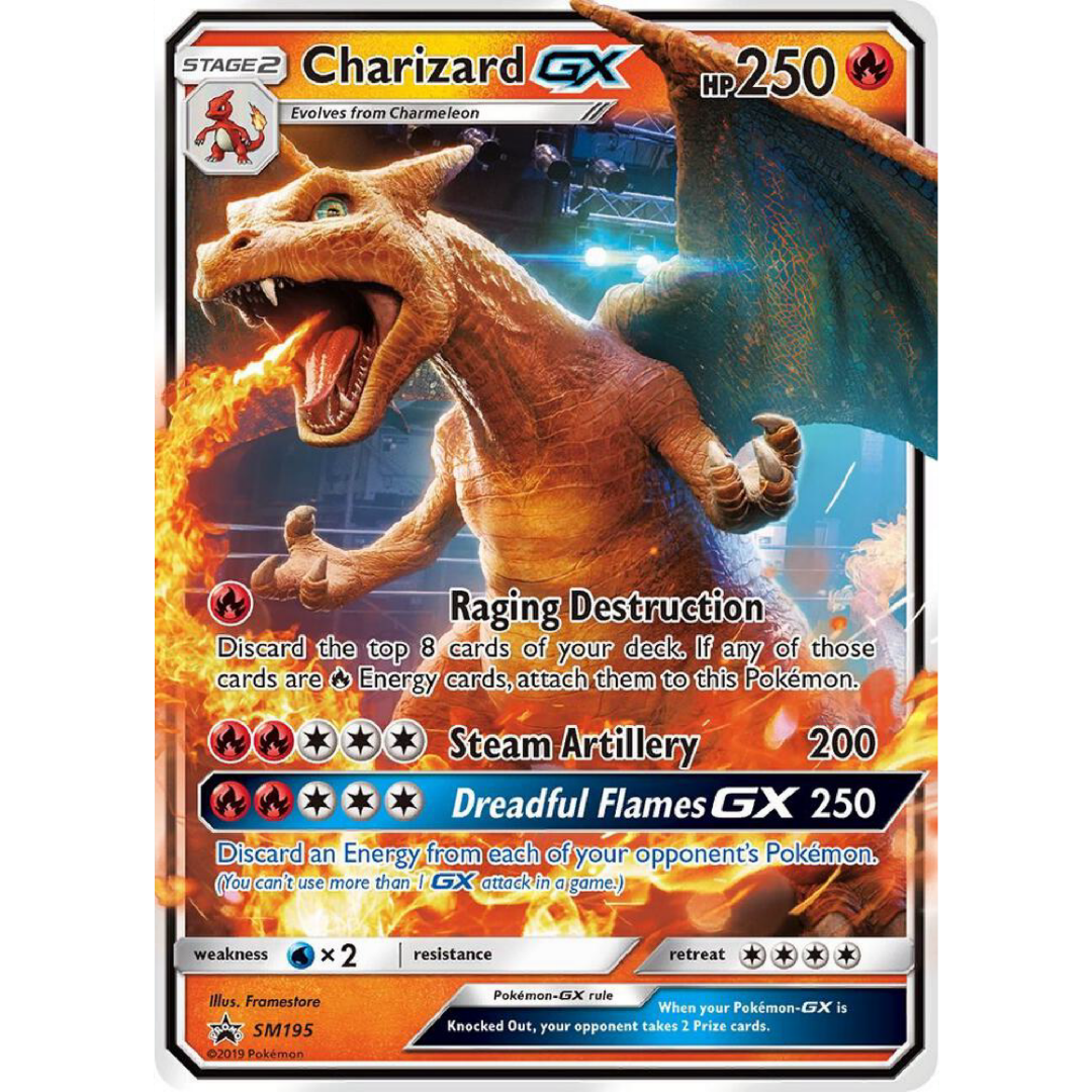 Charizard GX - SM195 - SM Promos single card