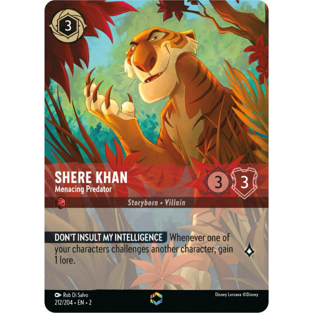 Shere Khan - Menacing Predator (Enchanted) - Rise of the Floodborn Single Card