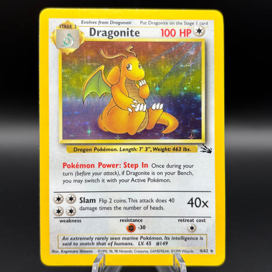 Dragonite (4) - Fossil Single Card