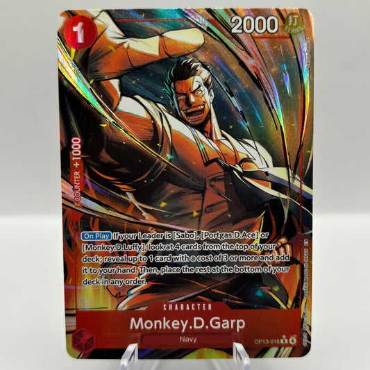 Monkey.D.Garp (Alternate Art) - Carrying On His Will single card 3