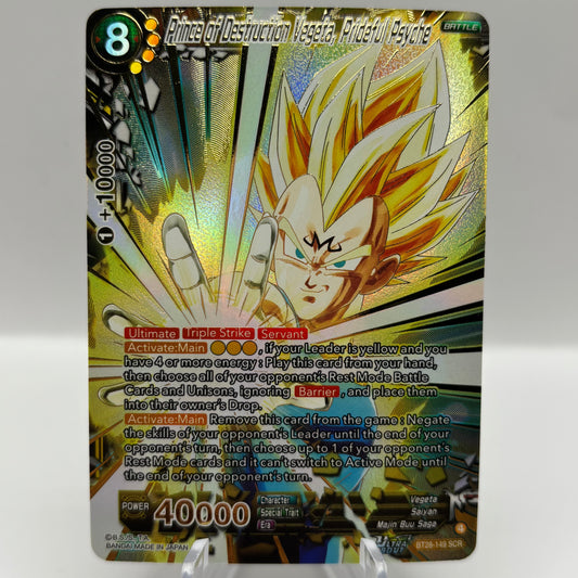 Prince of Destruction Vegeta, Prideful Psyche - Prismatic Clash single card