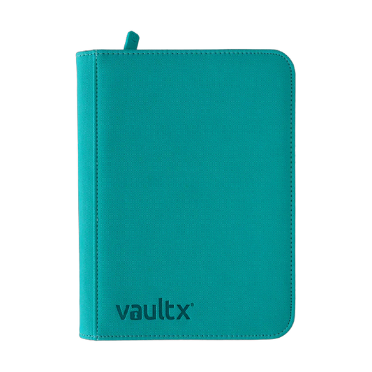 Vault X 4-Pocket Exo-Tec® Zip Binder Ocean Blue