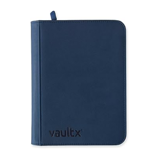 Vault X 4-Pocket Exo-Tec® Zip Binder Royal Blue