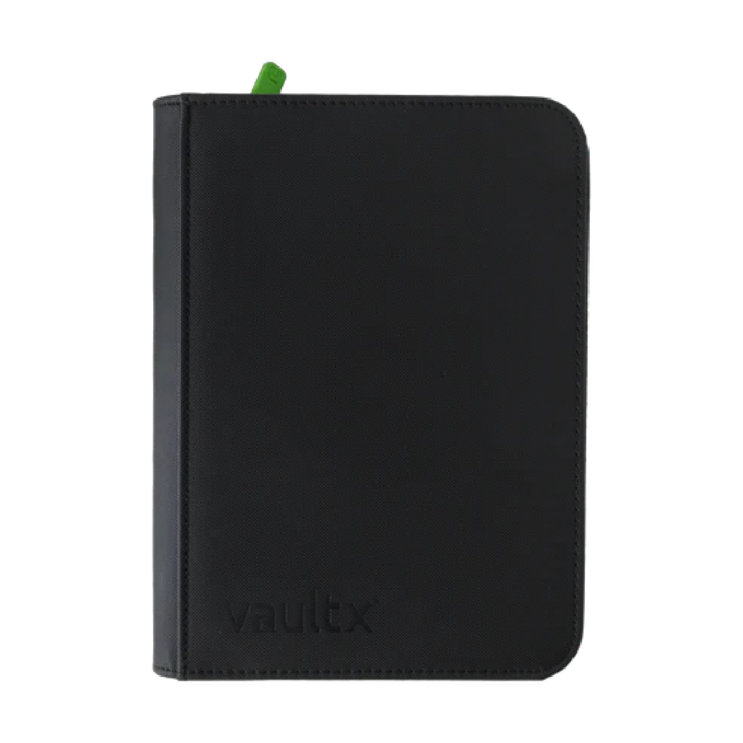 Vault X 4-Pocket Exo-Tec® Zip Binder Signature Black