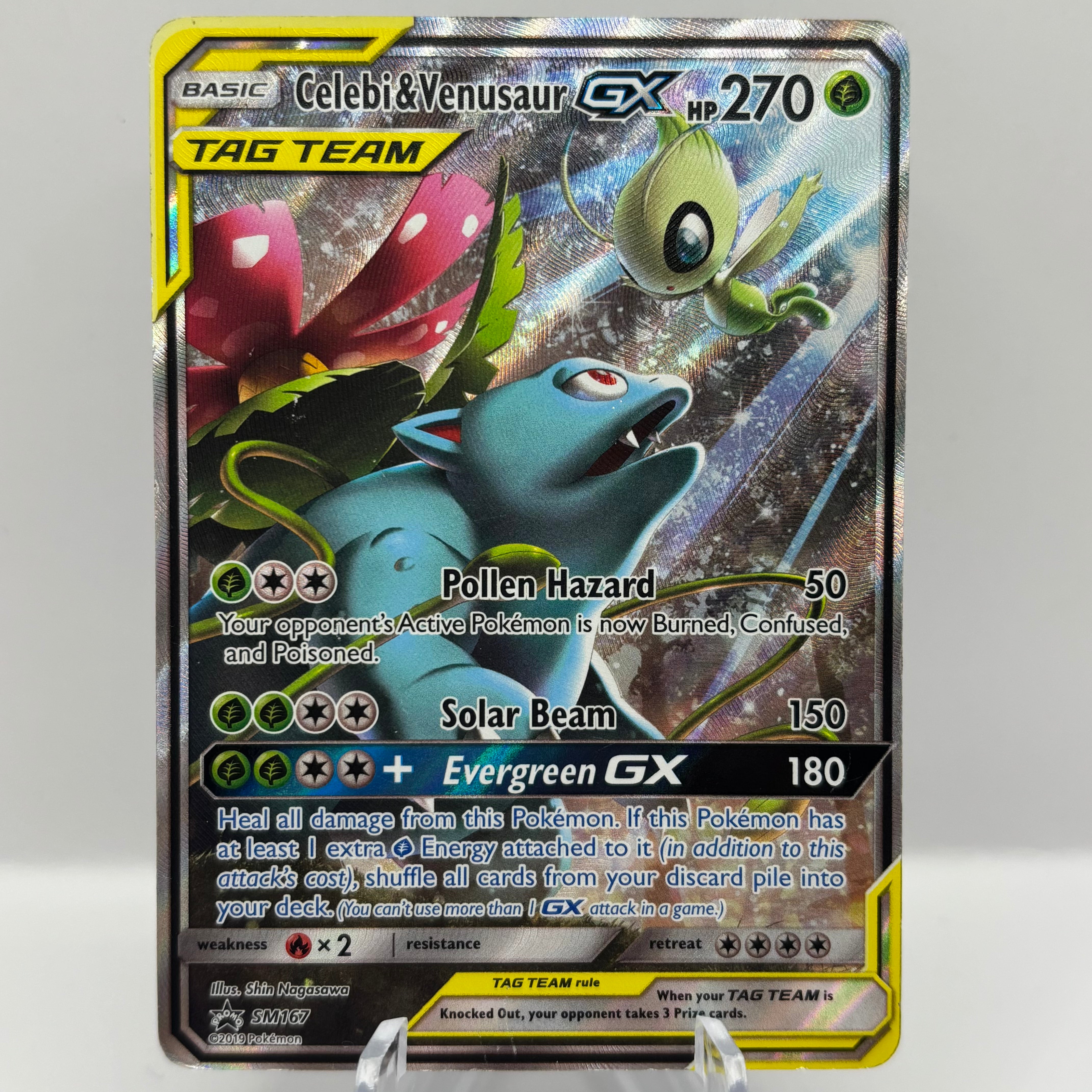 DMG Celebi & Venusaur GX - SM167 - SM PR Single Card – Card Boyz