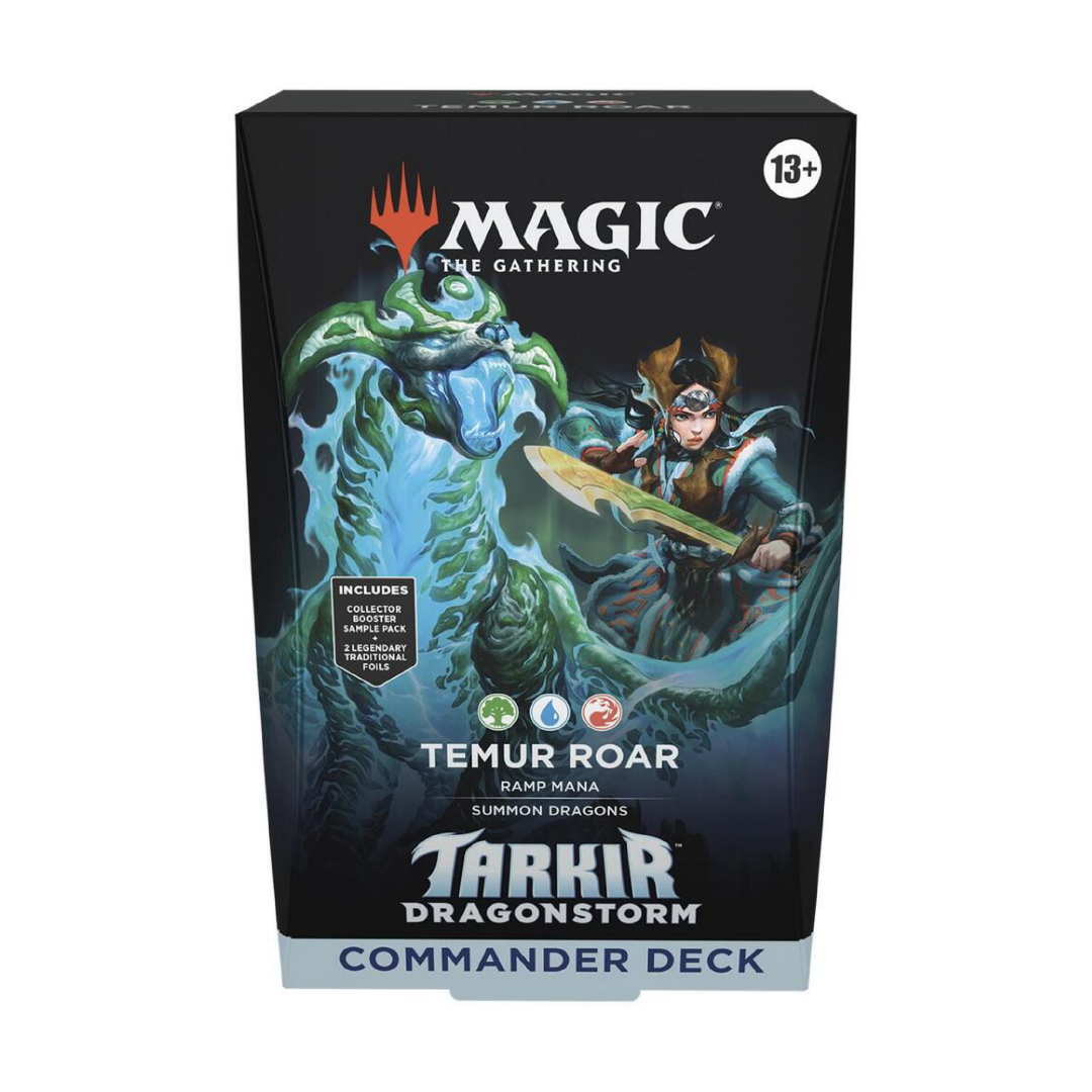 Magic The Gathering: Tarkir Dragonstorm Commander Deck Temur Roar