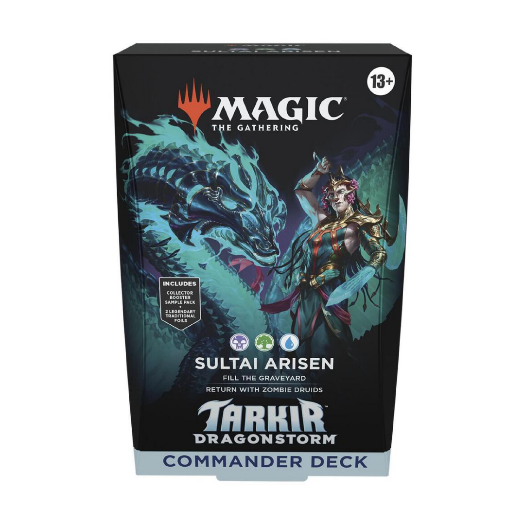 Magic The Gathering: Tarkir Dragonstorm Commander Deck Sultai Arisen