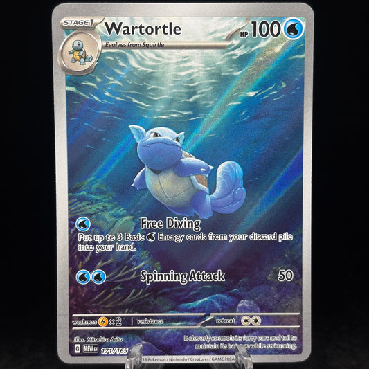 Wartortle - 171/165 - SV: Scarlet & Violet 151 S*Light Play* Single Card