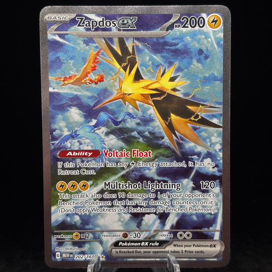 Zapdos ex - 202/165 - SV: Scarlet & Violet 151 Single Card
