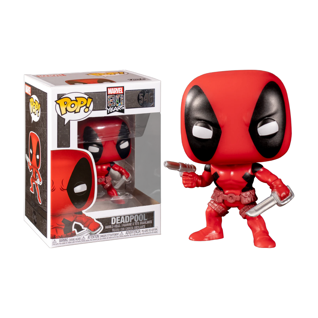 Marvel 80th First Appearance Deadpool Funko Pop! Vinyl Figure #546