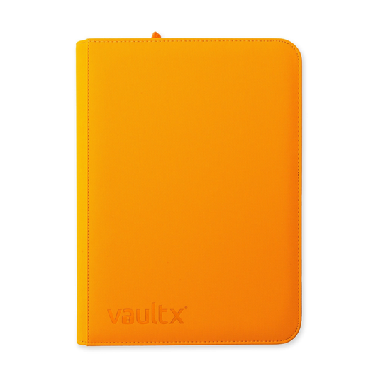 Vault X 9 Pocket Exo-Tec Binder Neon Orange