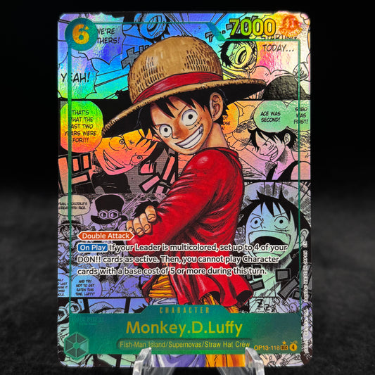Monkey.D.Luffy (118) (Super Alternate Art) - Carrying On His Will Single Card
