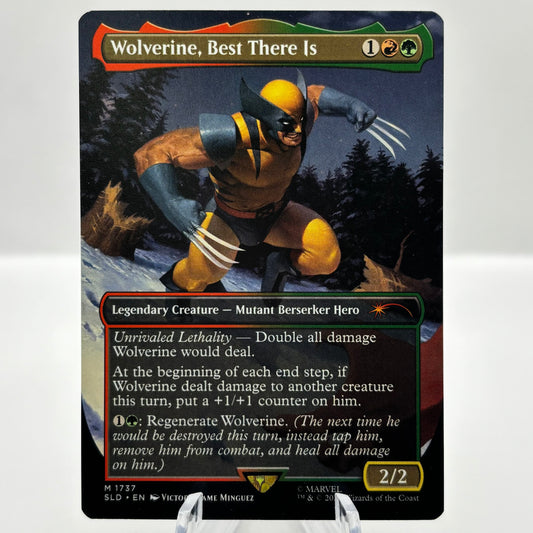 Wolverine, Best There Is (Rainbow Foil) - Secret Lair Drop Series (SLD) single card
