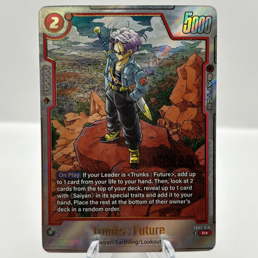 Trunks : Future - SB02-010 (Alternate Art) - Manga Booster 02 Single Card