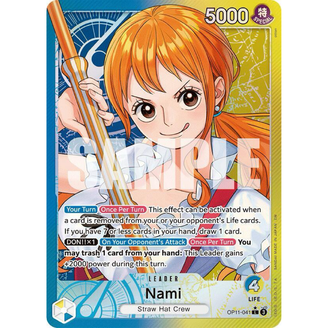Nami (041) (Alternate Art) - A Fist of Divine Speed (OP11) Single Card