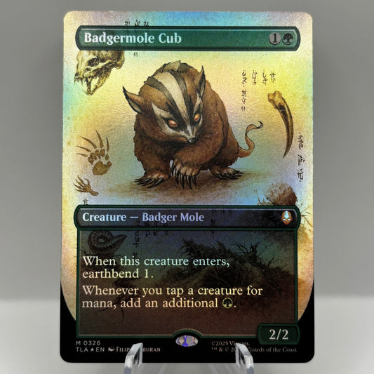 Badgermole Cub (Borderless) - Avatar: The Last Airbender Single Card