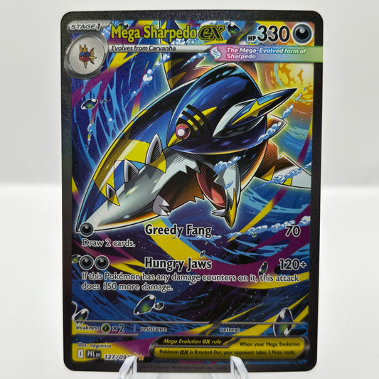 Mega Sharpedo ex - 127/094 - ME02: Phantasmal Flames Single Card