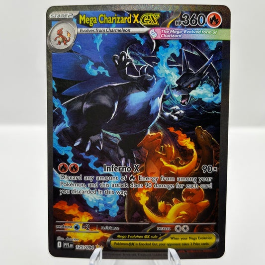 Mega Charizard X ex - 125/094 - ME02: Phantasmal Flames Single Card