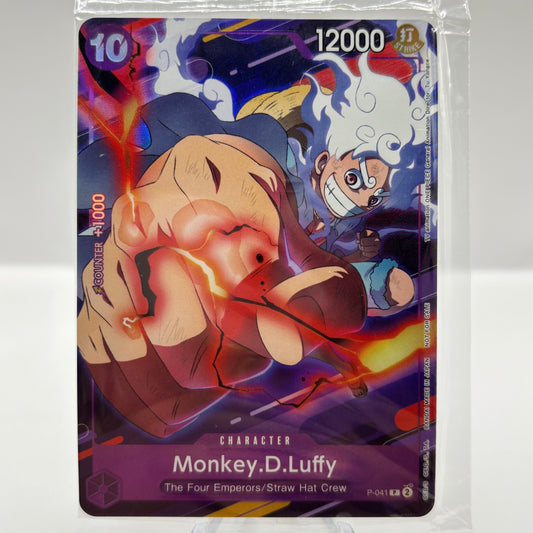 Monkey D Luffy P-041 (Emotion) - One Piece Sealed PR Single Card