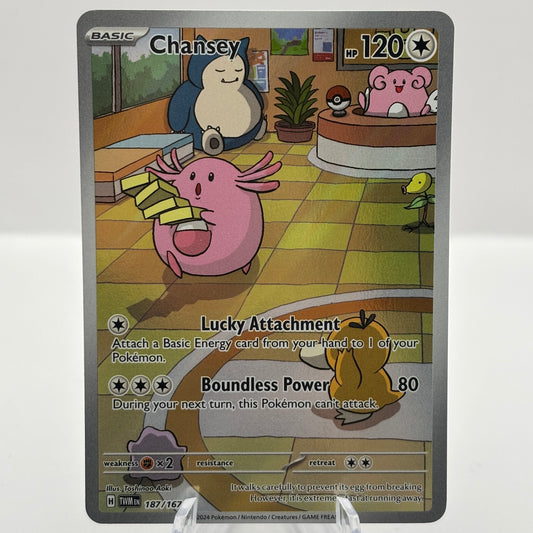 Chansey - 187/167 - SV06: Twilight Masquerade Single Card