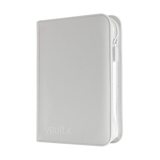 Vault X 4-Pocket Exo-Tec Zip Binder White Edition