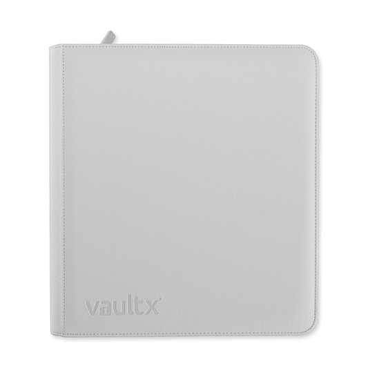 Vault X 12-Pocket Exo-Tec Zip Binder White Edition