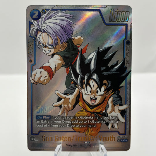 Son Goten/Trunks : Youth (Alternate Art) - Manga Booster 02 Single Card