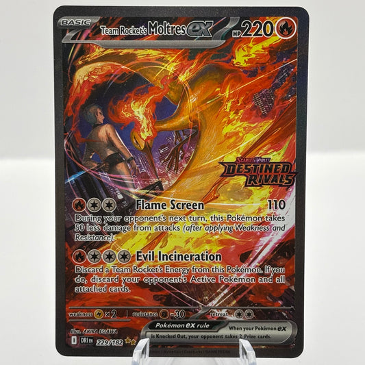 Team Rocket's Moltres ex - 229/182 - SV10: Destined Rivals (DRI) Single Card