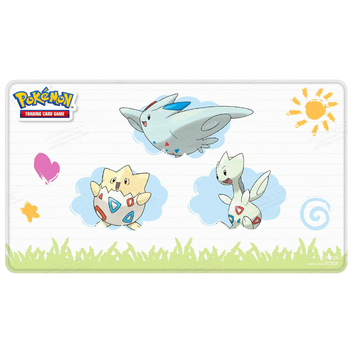 Ultra Pro Togepi Evolutions Stitched Playmat for Pokémon