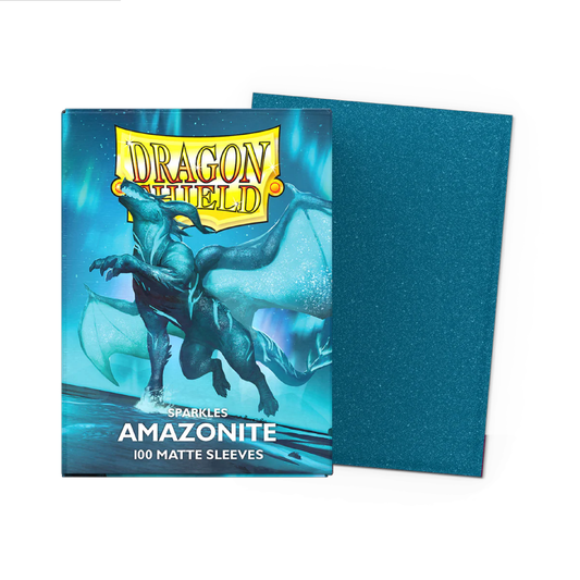 Dragon Shield Sparkles Amazonite Matte Sleeves
