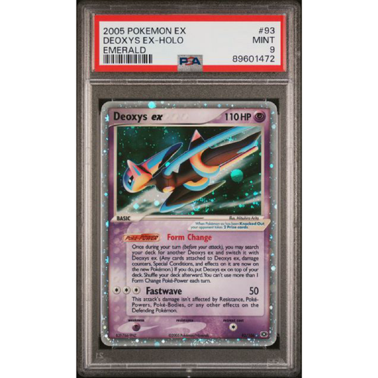 PSA 9 2005 POKEMON EX EMERALD #93 DEOXYS EX-HOLO EMERALD