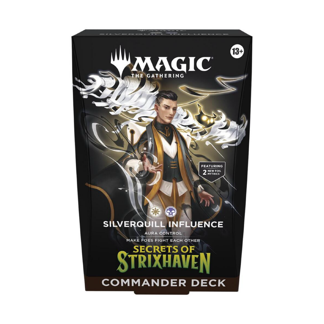 Magic The Gathering: Secrets of Strixhaven Silverquill Influence Commander Deck